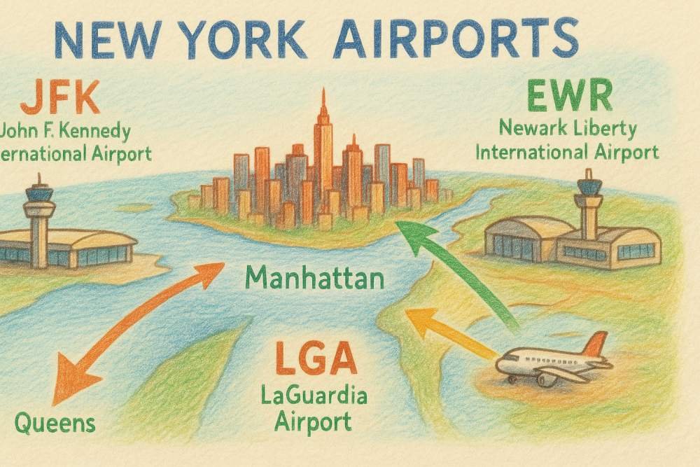 Flying to NYC? Here's What You Need to Know About JFK, Newark & LaGuardia
