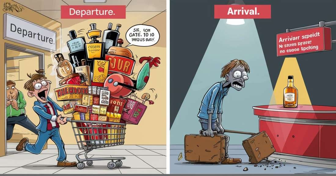 Duty Free Shopping: Is It Better on Departure or Arrival? made with ai