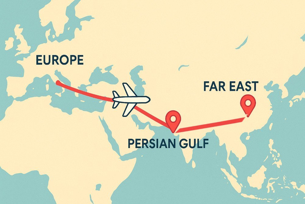 The Best Hubs for Flights from Europe and the Americas to the Far East
